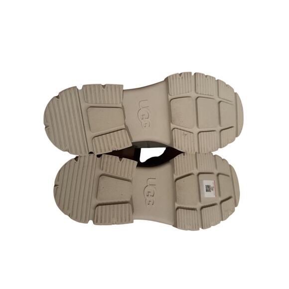 WOMENS US 11 UGG ASHTON HYBRID PLATFORM SNEAKER SHOE COMBAT LUG ~ MOSS GREEN - Picture 5 of 7